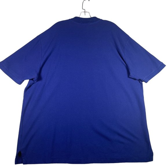 Lauren Ralph Lauren Mens Polo Shirt XXL Blue LRL Crown Embroidered Logo Soft - Picture 3 of 8